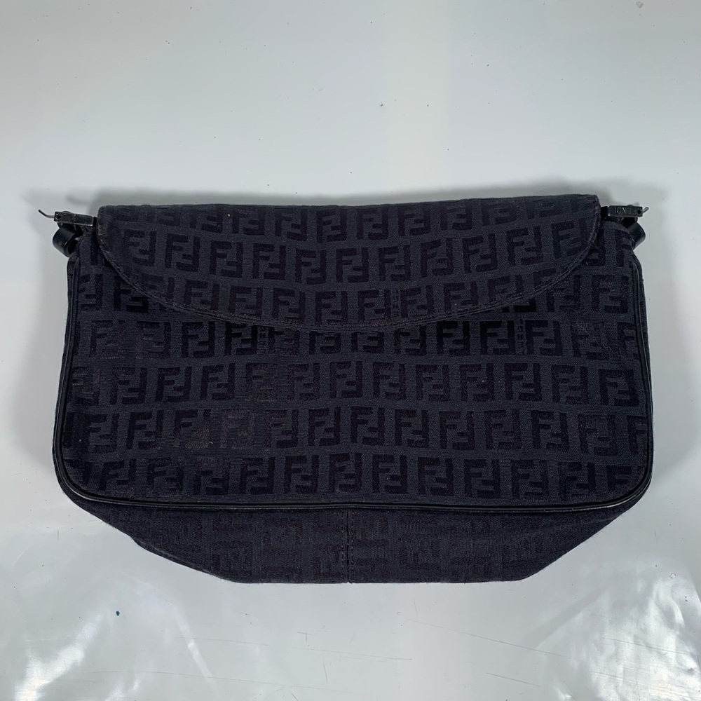 Fendi clutch handbag purse shoulder bag authentic